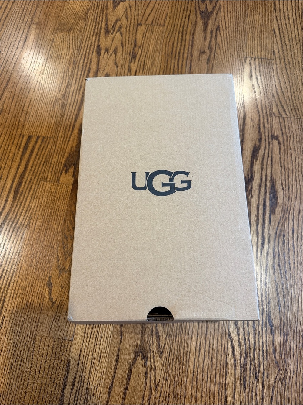 UGG Empty Tan Shoe Box with Stuffing
